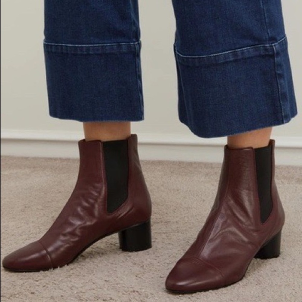 isabel marant danae boots, burgundy, FR 36, New